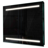 Specchio LED Quadrato | Controllo tramite interruttore a muro | Luce bianca neutra - Reyze Serie Salono Modello 4